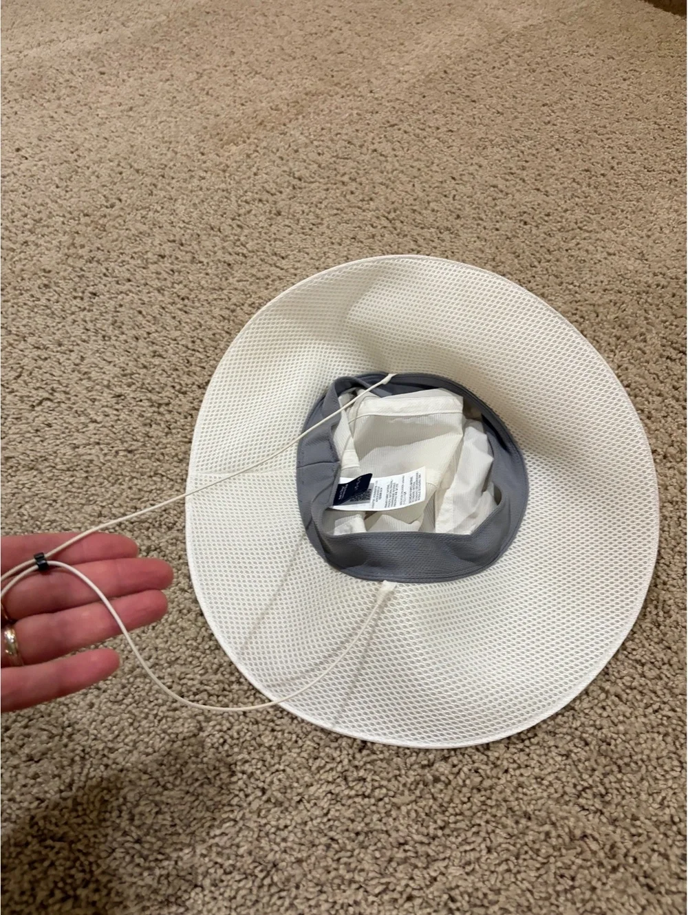 Arc'teryx Aerios Shade Hat off white wide-brim design breathable material L - XL